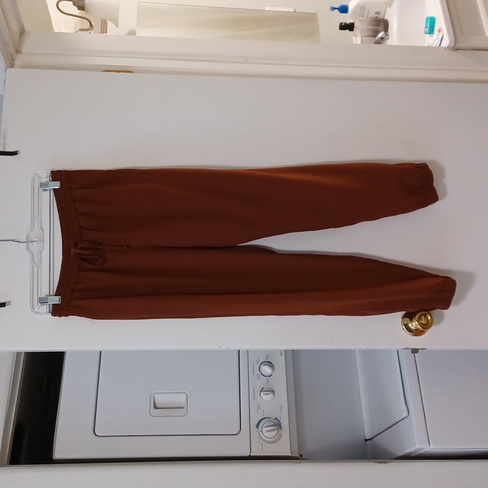 orange joggers